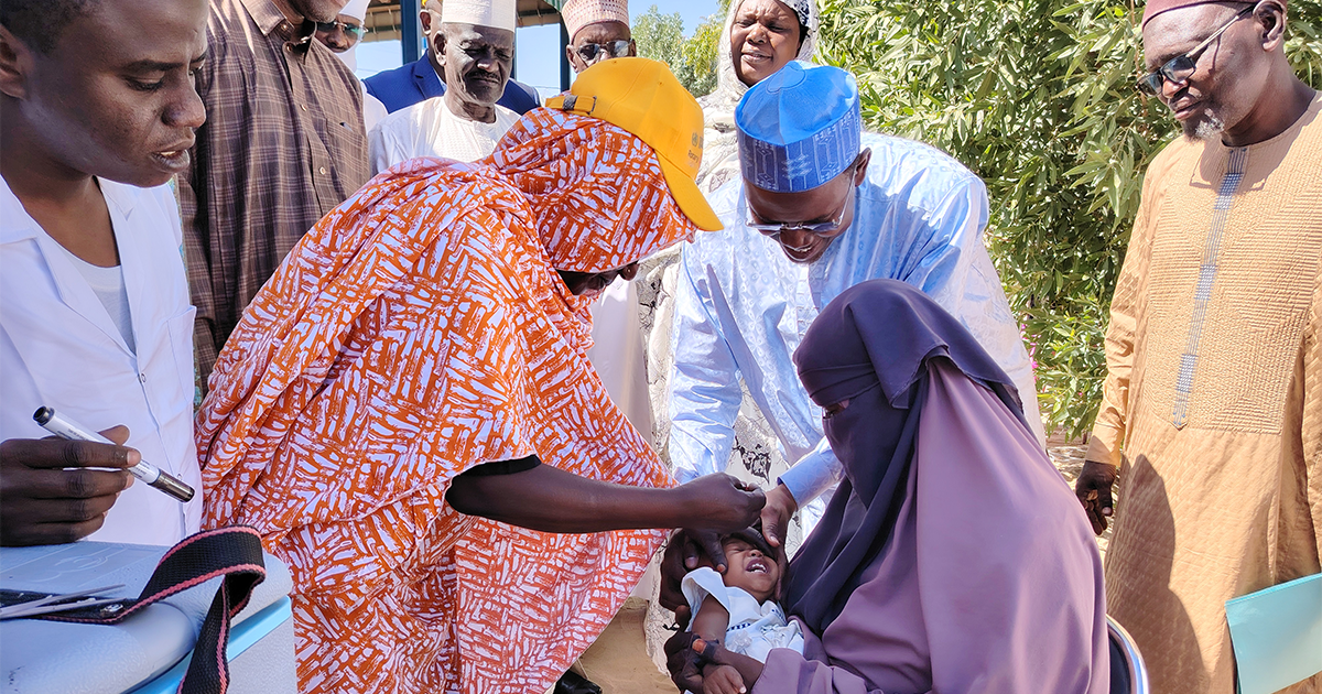 Campagne de vaccination contre la poliomyélite au Kanem