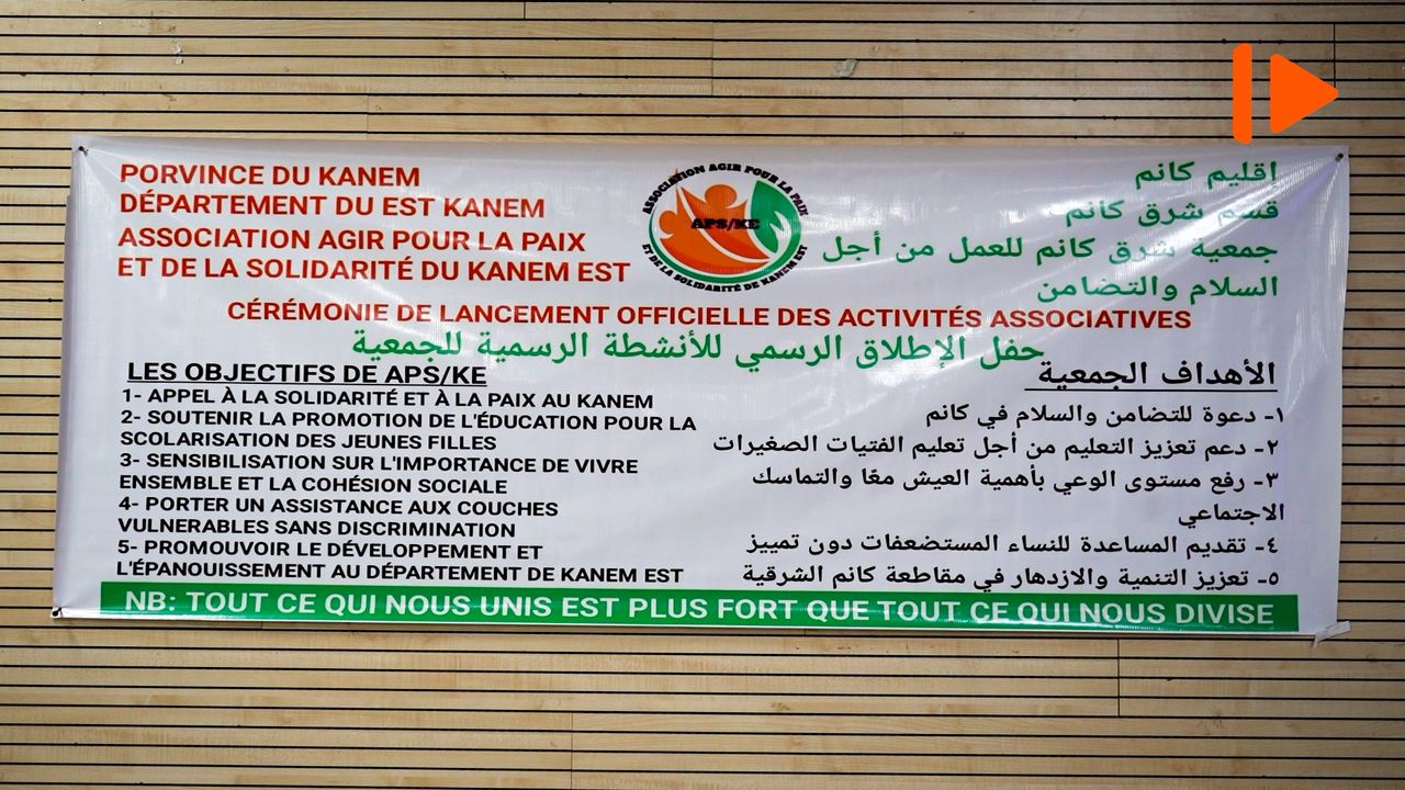 Kanem: lancement officiel de l’Association Agir pour la Paix et la Solidarité