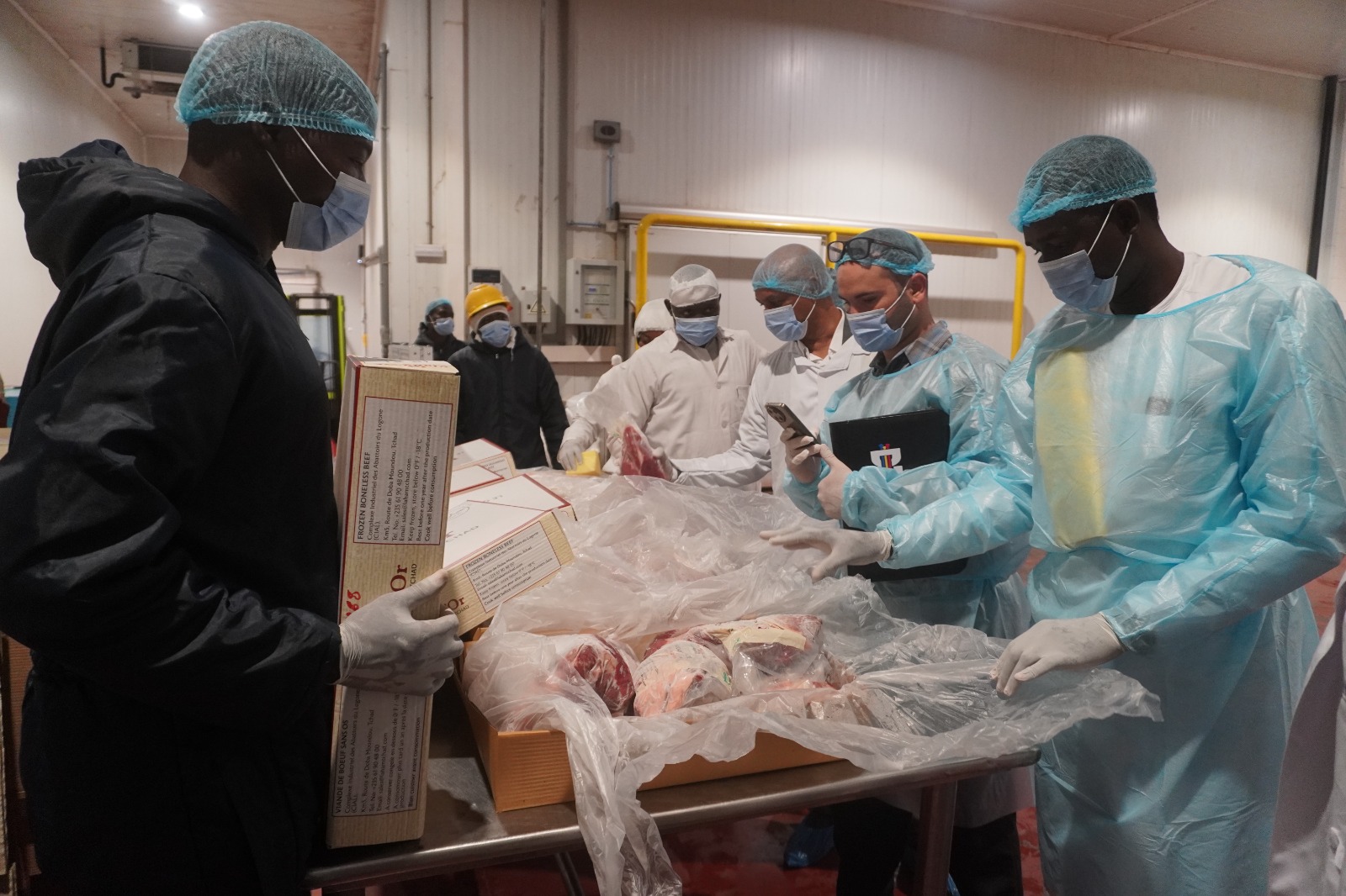 Tchad-Algérie : une mission conjointe inspecte le Complexe Industriel des Abattoirs du Logone à Moundou