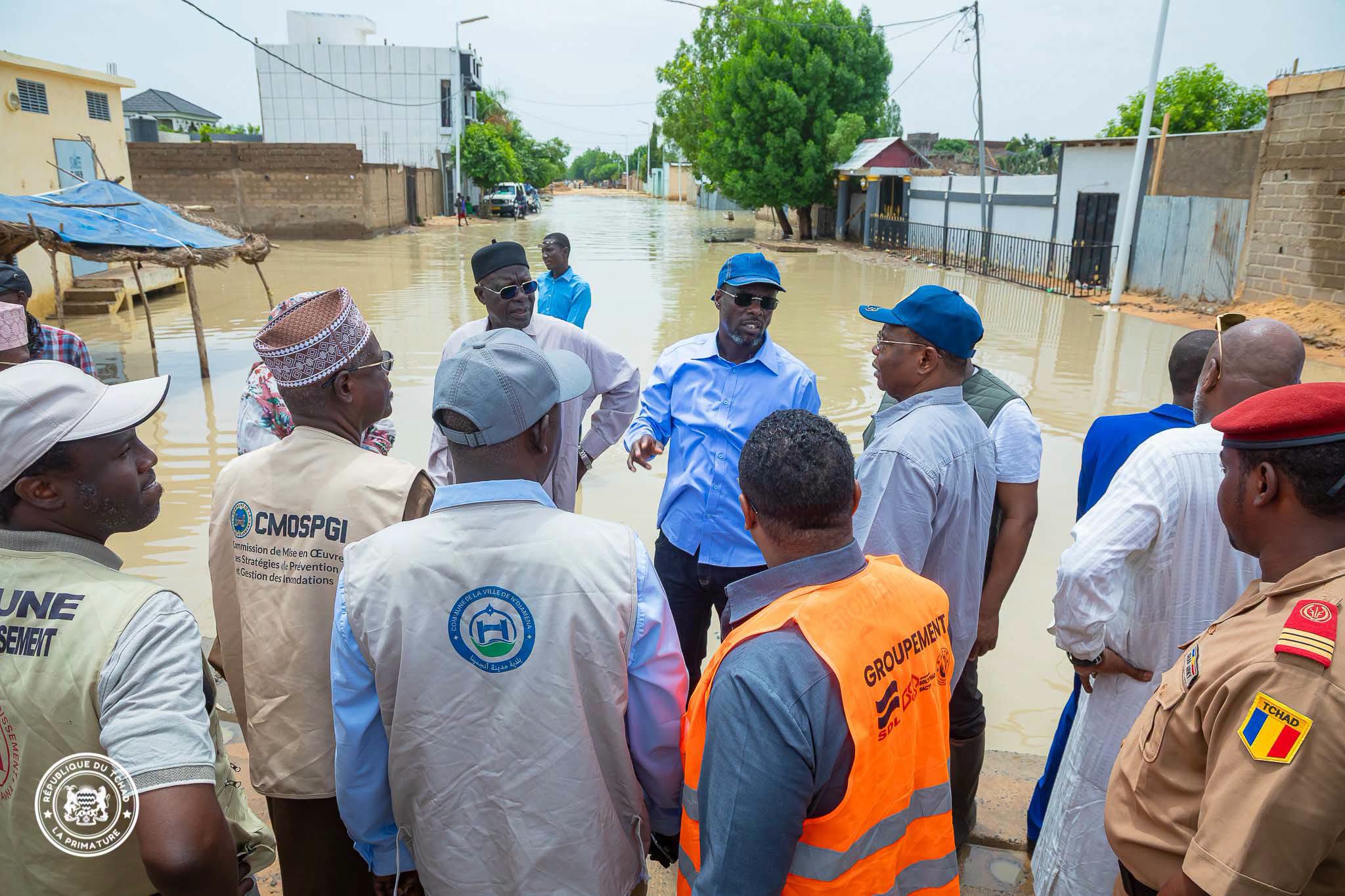 N’Djamena : le Premier ministre en inspection des ouvrages anti-inondation