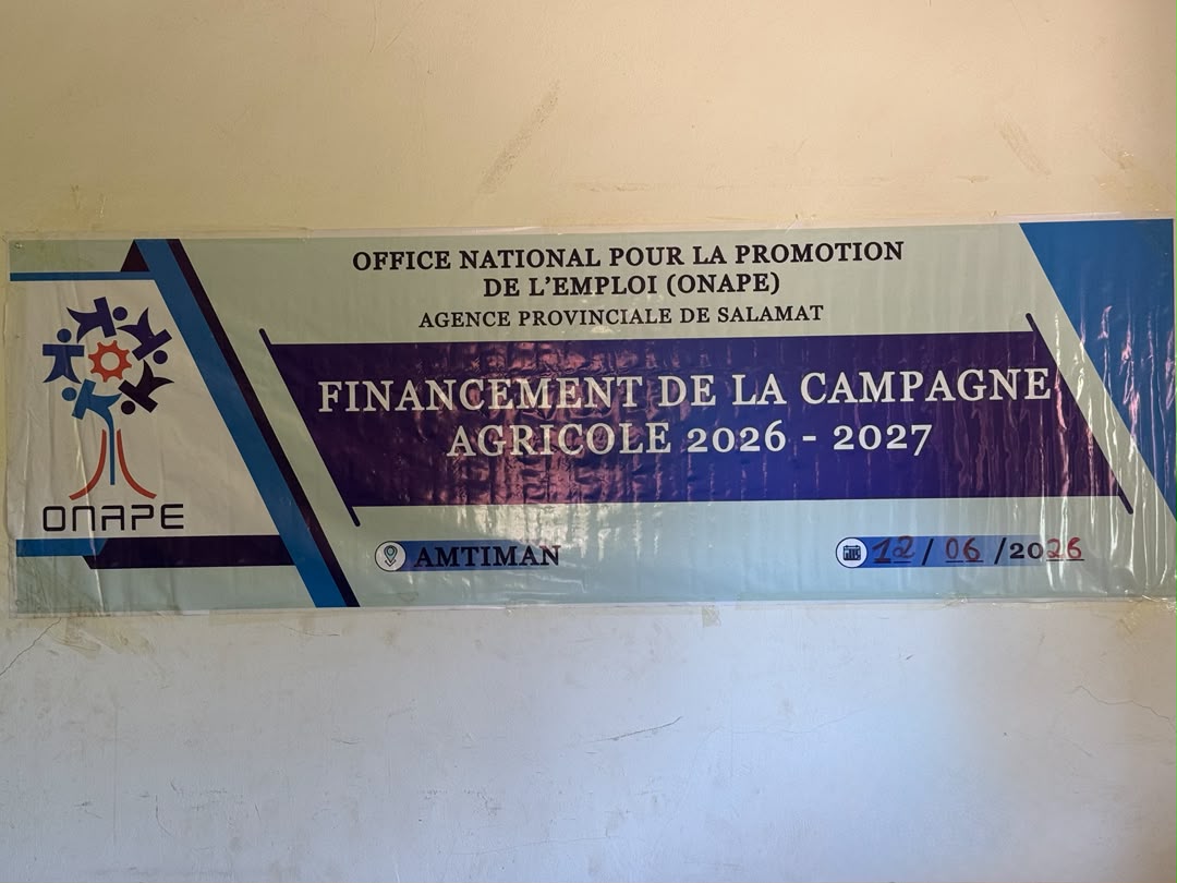 Campagne agricole 2026-2027 : l’ONAPE mobilise 21,75 millions de FCFA pour soutenir les producteurs du Salamat