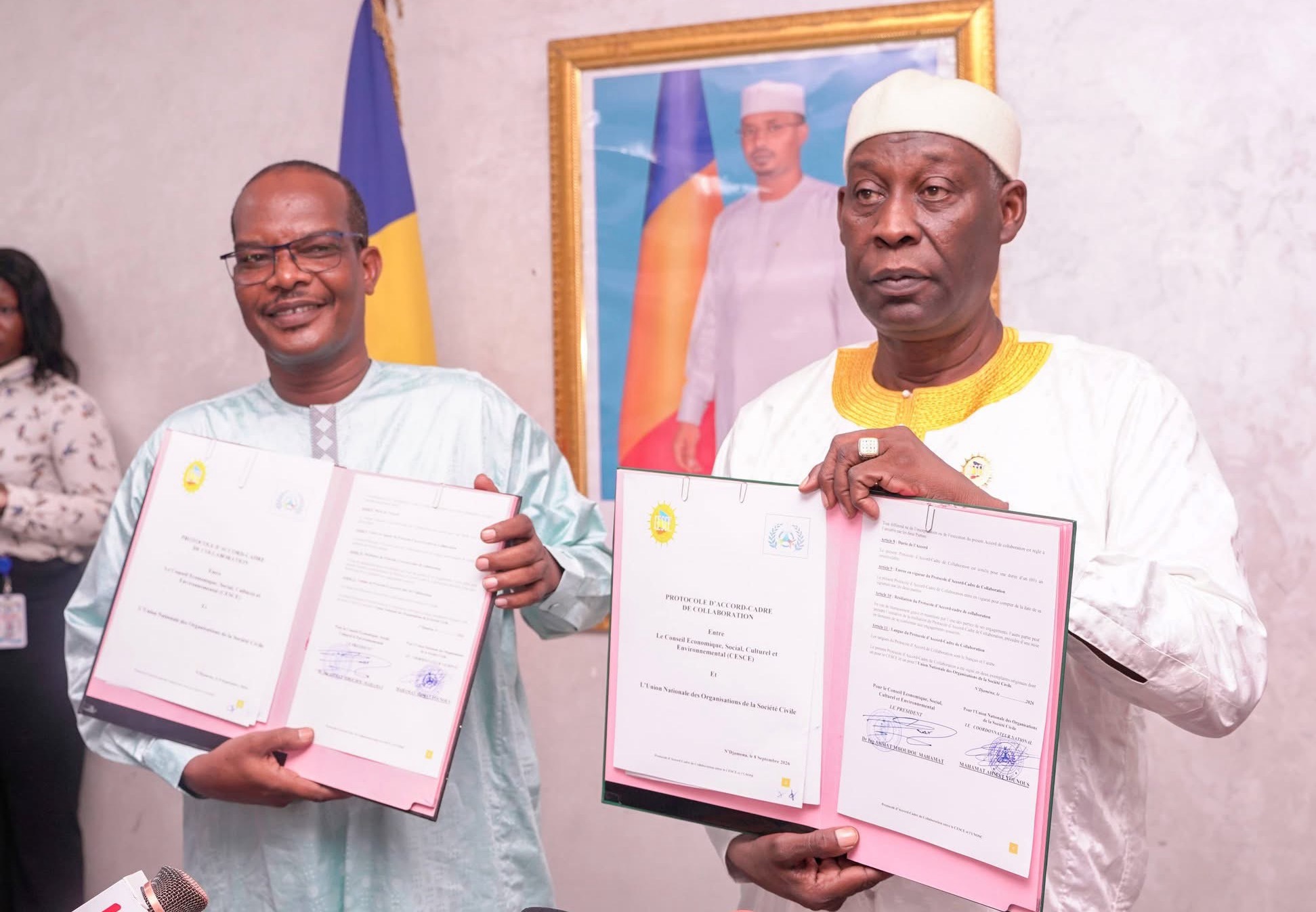 Tchad : Le CESCE et l’UNOSC signent un accord-cadre pour renforcer leur collaboration