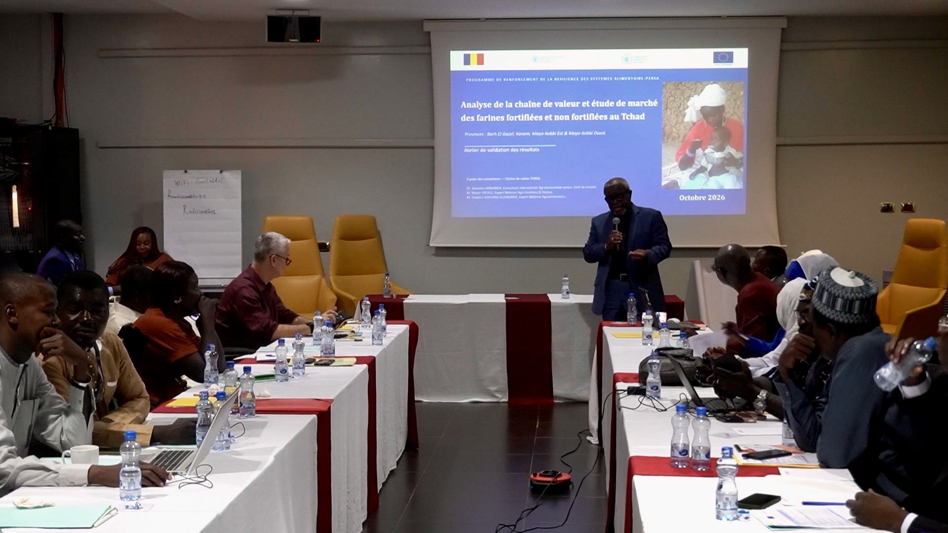 La FAO appelle à renforcer la chaîne de valeur des farines au Tchad