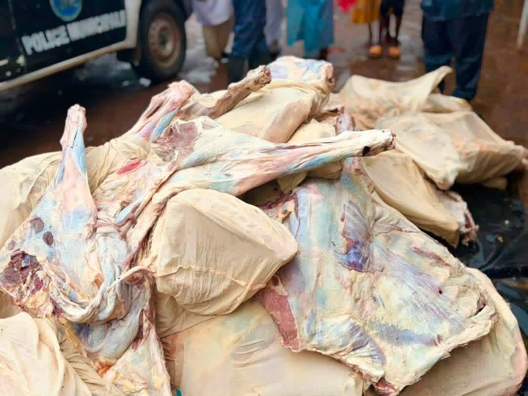 La Police sanitaire municipale saisit des viandes d’origine douteuse à N’Djamena